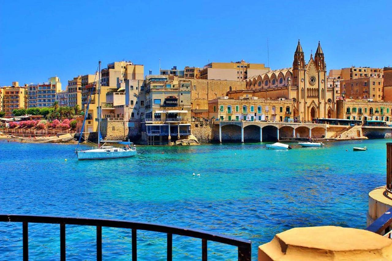 Gorgeous Apartment With Terrace In Fort Cambridge, Pool Sliema Exterior foto